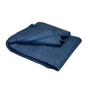 tarp blanket Moving Blankets Pro Quality 72 x 80 Inches Blue Black by Cheap Boxes